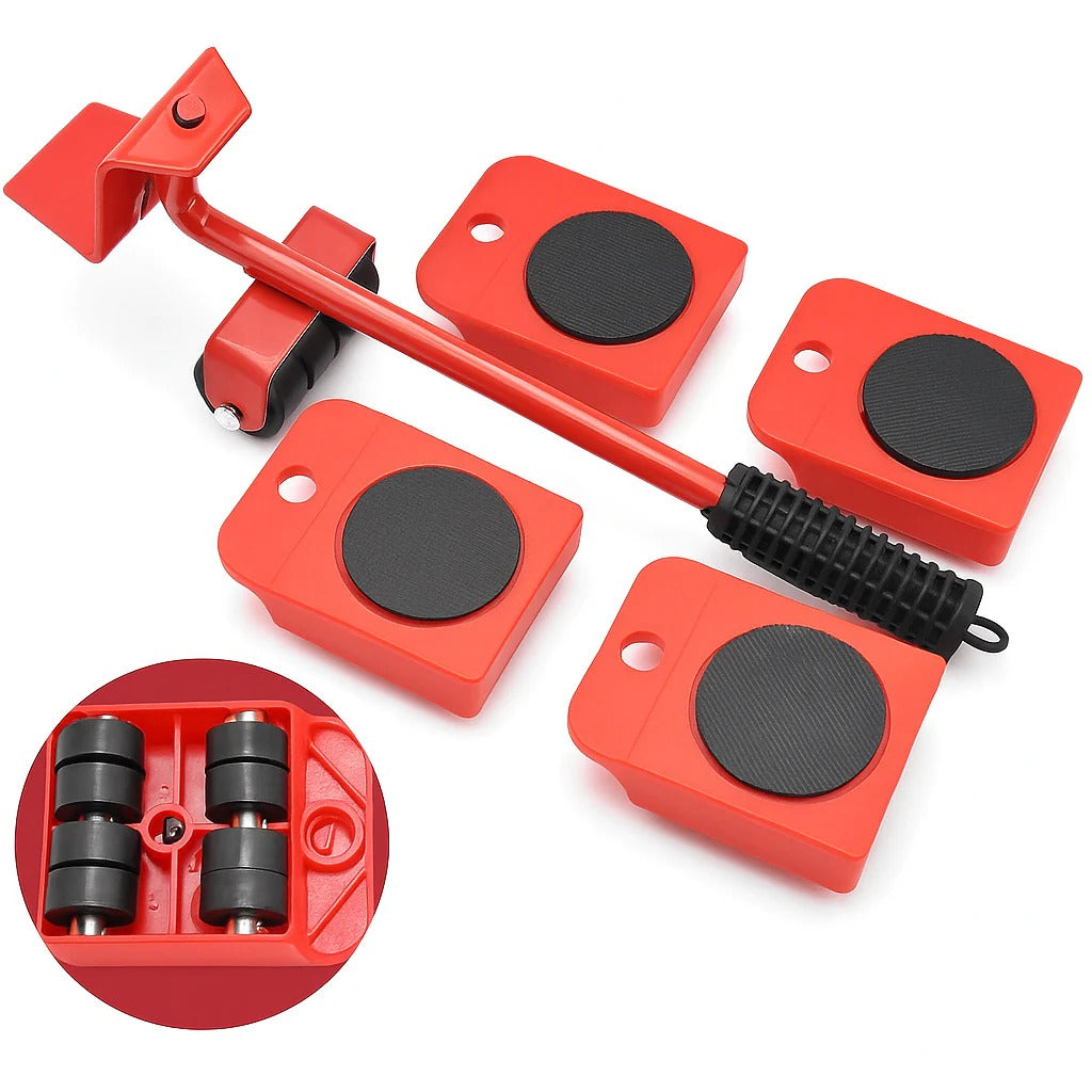 Furniture Lifter -Furniture Lifter Mover Tool Set Heavy Duty Furniture Shifting Lifting Moving Tool with Wheel Pads - CL-NE-861